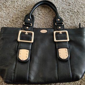 Black Leather Purse